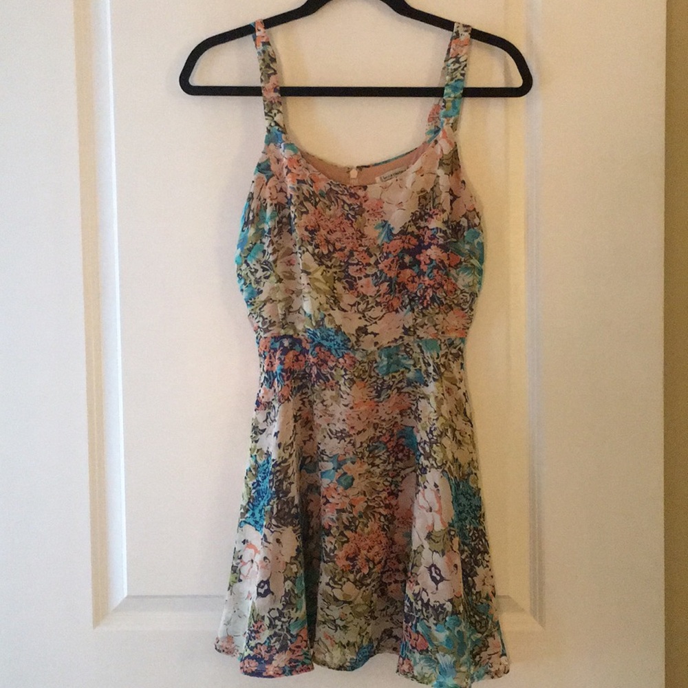 Floral print dress